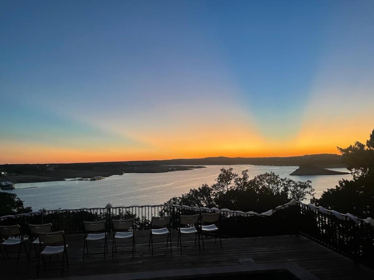 Atlantis On Lake Travis Pool Hot Tub Dock Villa Leander Eksteriør billede