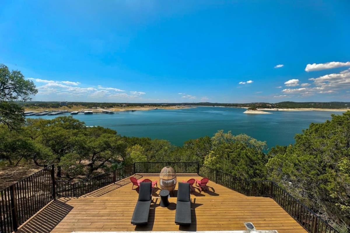 Atlantis On Lake Travis Pool Hot Tub Dock Villa Leander Eksteriør billede