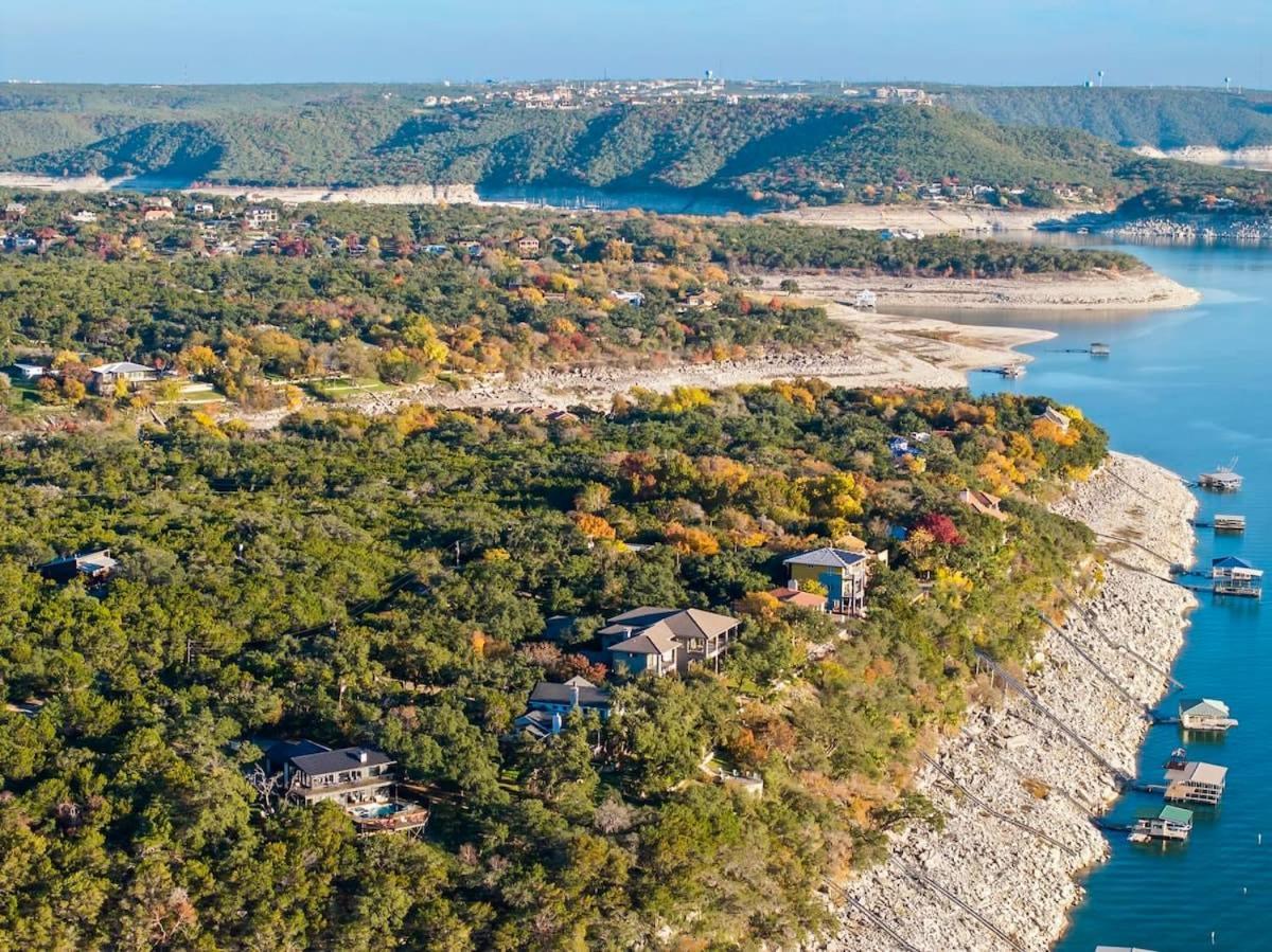 Atlantis On Lake Travis Pool Hot Tub Dock Villa Leander Eksteriør billede